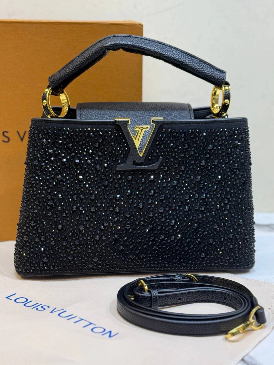 فروش اینترنتی کیف مشکی مجلسی  لویی ویتون lv