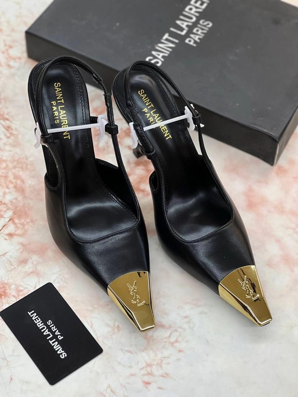 کفش پاشنه بلند برند ysl
